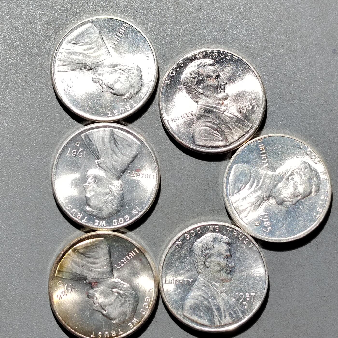 PCAI钱币16-604  杂項小专场 美分，礼品册拆