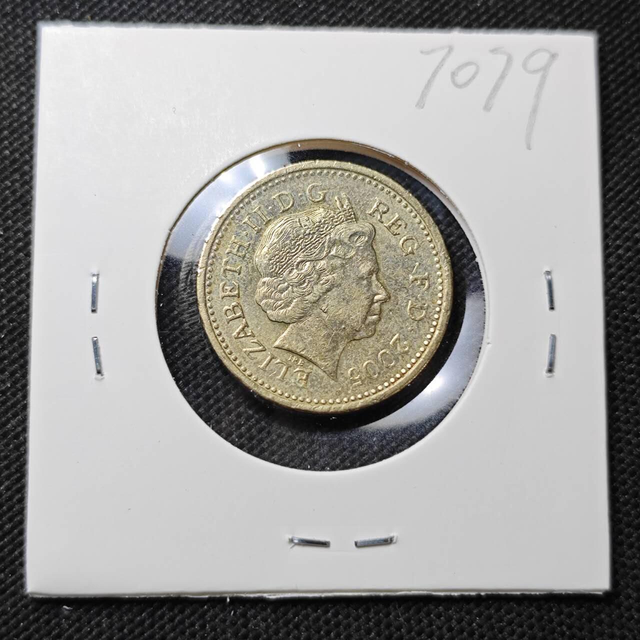 KK钱币收藏小铺  第370场  2月预留时间 周末发货  英国1镑 桥