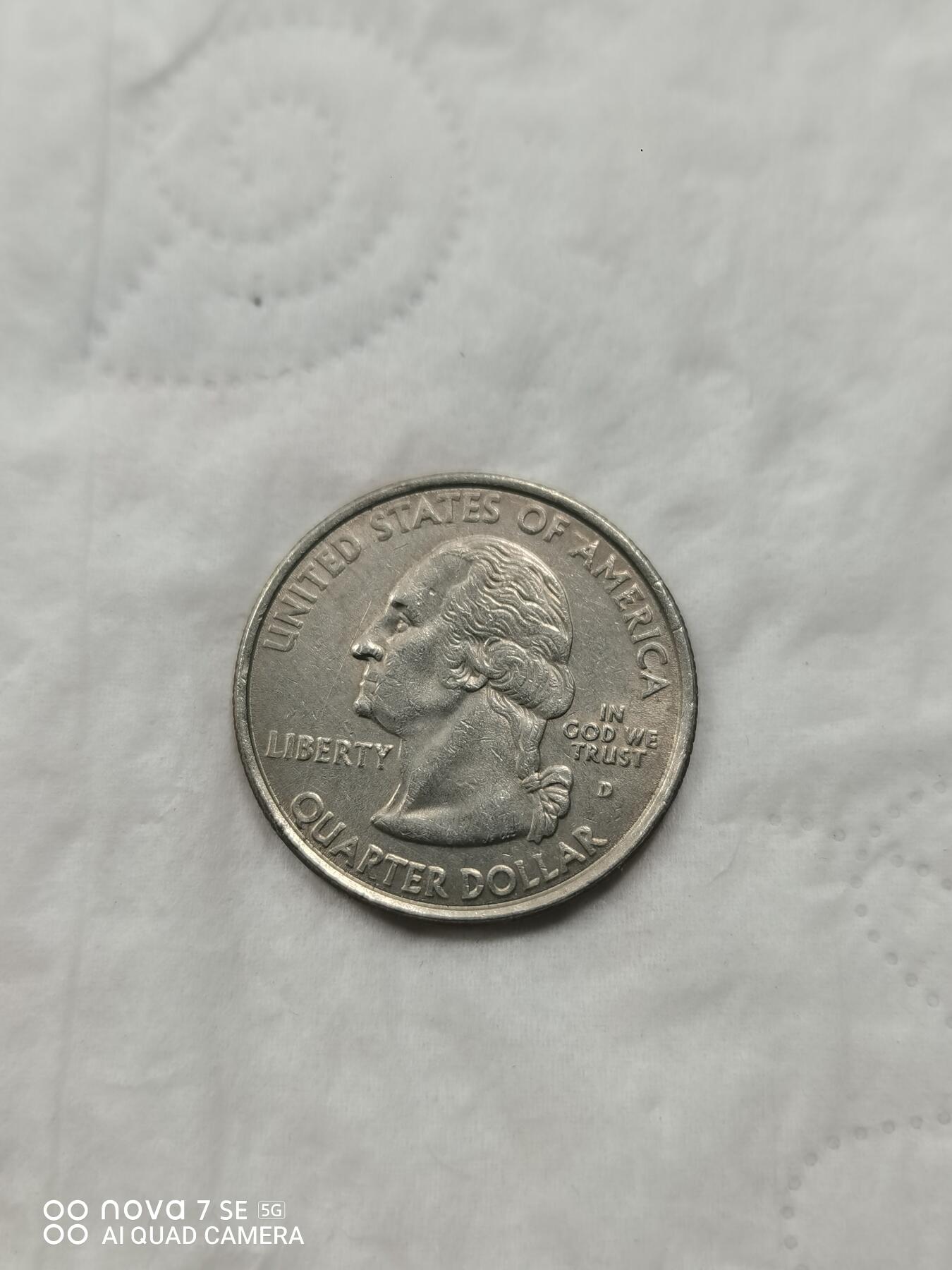 美国钱币 2008年25美分