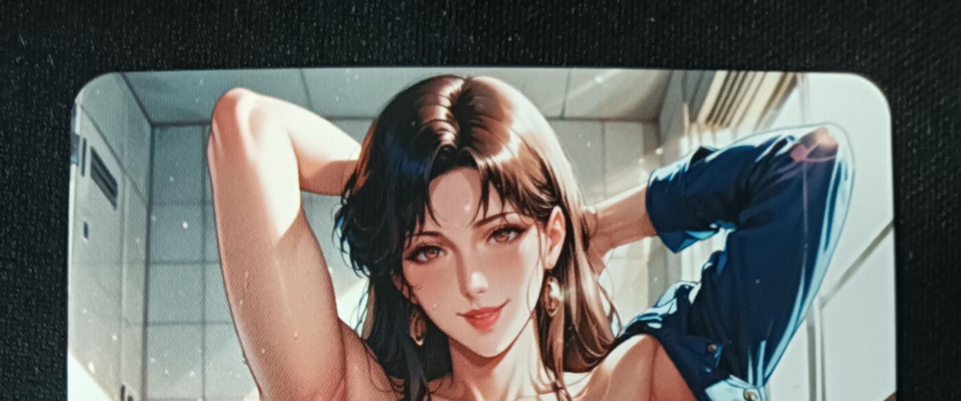 花开卡拍第53期（12月28号周日截拍，品控勿拍!!!拍品不寄存，运费5元，自制卡难免瑕疵，可能存在轻微撞角爆边等出厂瑕疵，品控介意勿拍！） 猫眼三姐妹来生瞳 战损紧身衣 艺术版 彩闪