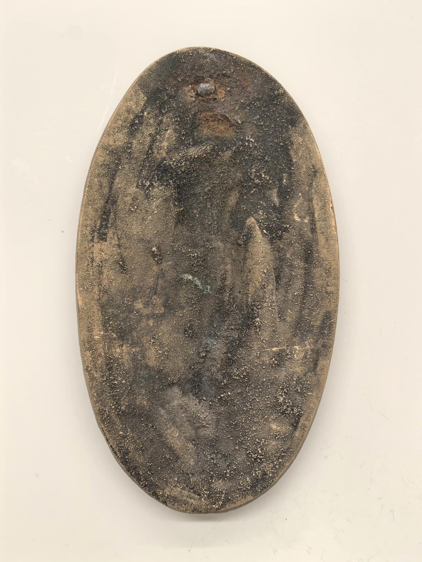 博洋堂世界钱币拍卖第146期（全场包邮） 20厘米欧洲铜质挂件一枚，女神手持松果，开脸优雅。