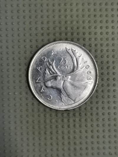 2025年第116场各国散币拍卖（总第116场） - 加拿大1968年25分