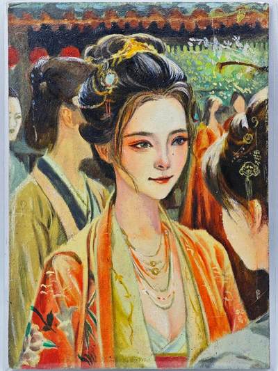 白泽拍卖卡牌手绘专场第28期（细雨生寒、寻梅闻香） - 2025 雅拔萃手绘卡 惊鸿  三果亲签