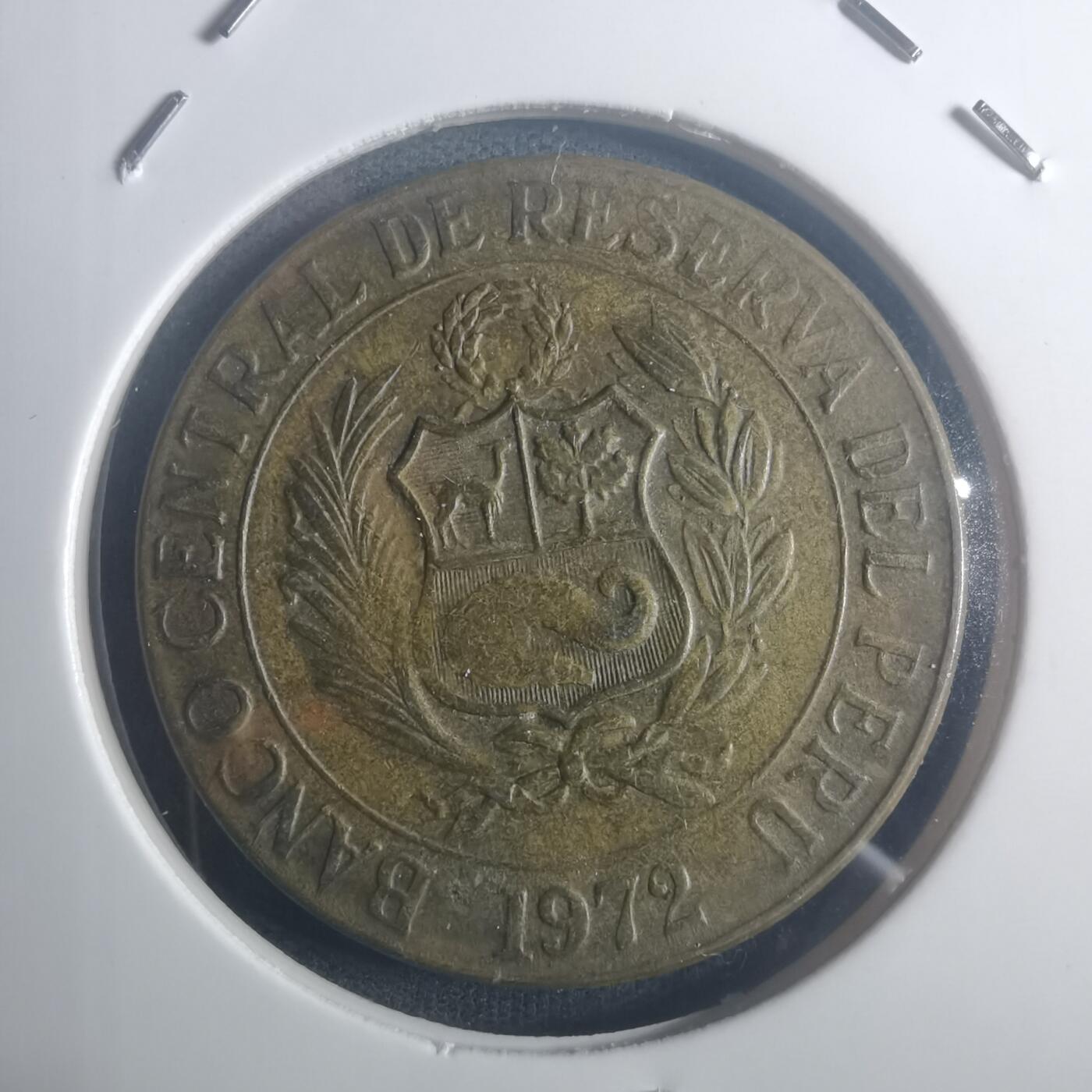 沼泽如烟--第900场 秘鲁1972年1索尔