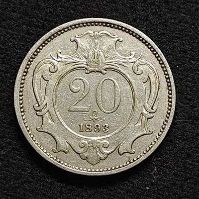 【全场包邮】纯粹捡漏拍476场（免费代拍第13场）调整中 - 奥地利1893年20赫勒