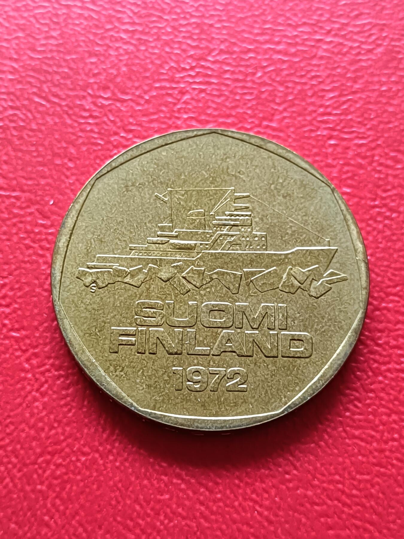 【云涧收藏】第七十九场 芬兰1972年首发5马克