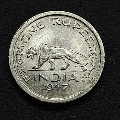 【全场包邮】纯粹捡漏拍476场（免费代拍第13场）调整中 - 英属印度1947年乔治六世1卢比