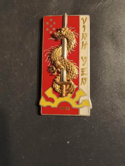 老王徽章第163期 13-15日三场连拍 16日统一发货  13、14日结束后可寄存 - 法国1946印支战争军官晋升证章 