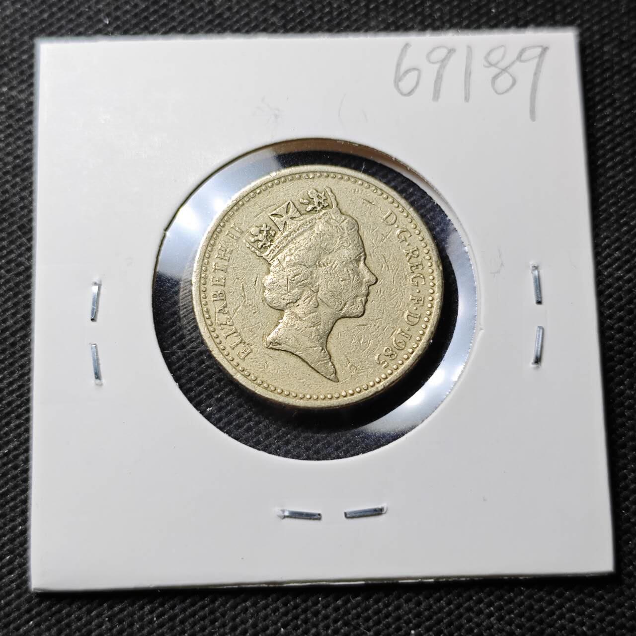 KK钱币收藏小铺  第369场  2月预留时间 周末发货  英国1镑