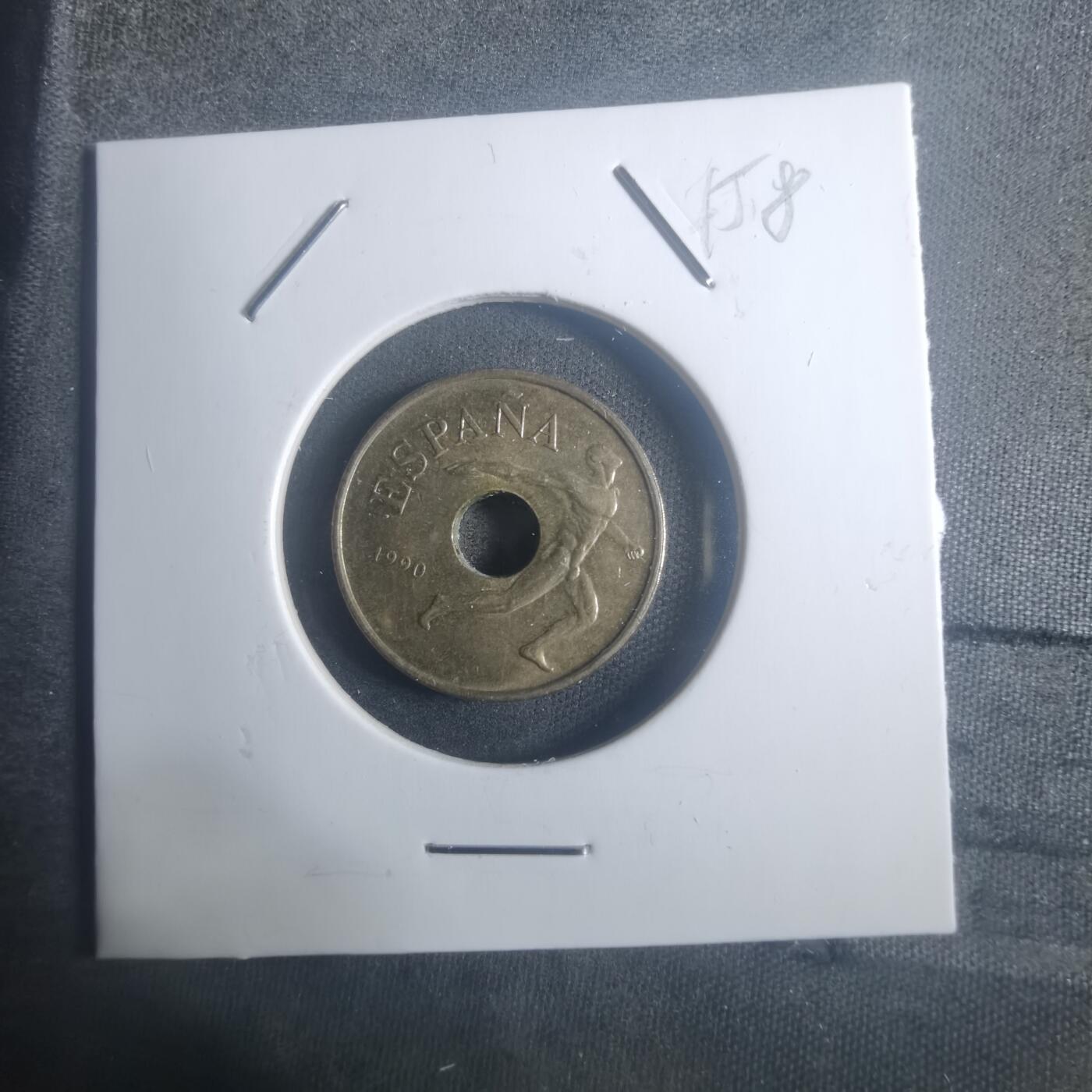 沼泽如烟--第900场 西班牙1990年25比塞塔