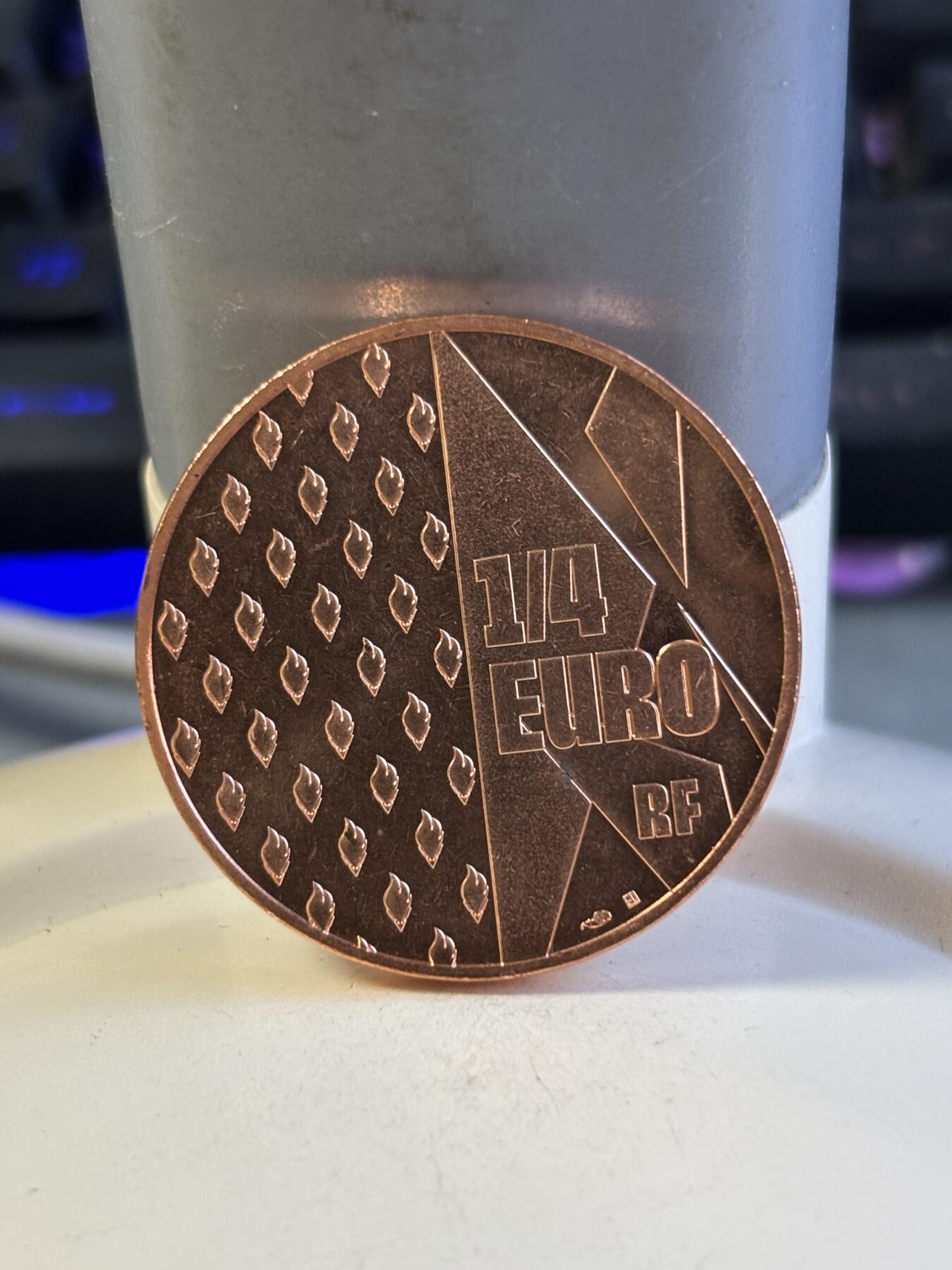 第181期拍卖 法国2021年巴黎奥运火炬纪念铜币