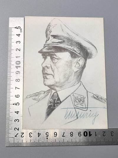 小驴勋章奖章收藏11月15日周六晚五点拍卖（珍爱和平，收藏战争，铭记历史，勿忘国耻，忠党爱国。有偿代拍，送拍规则在简介最后，参拍须阅读规则后再参拍，关系到运费包装发货时效真假辨别等关键信息，拍卖时不再发原图，看大图店主微信码在拍卖店铺介绍里） - 陆军元帅阿尔伯特·凯塞林战后签名明信片