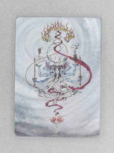 龙虎卡牌第六三场 （无佣金，周六结拍，欢迎送拍） - 粗闪卡 启读 刺客列传 沈鑫-法相哪吒