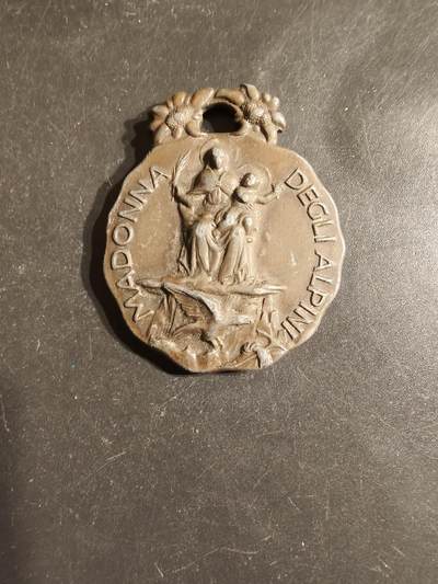 老王徽章第163期 13-15日三场连拍 16日统一发货  13、14日结束后可寄存 - 意大利天主教会阿尔卑斯圣母纪念章 