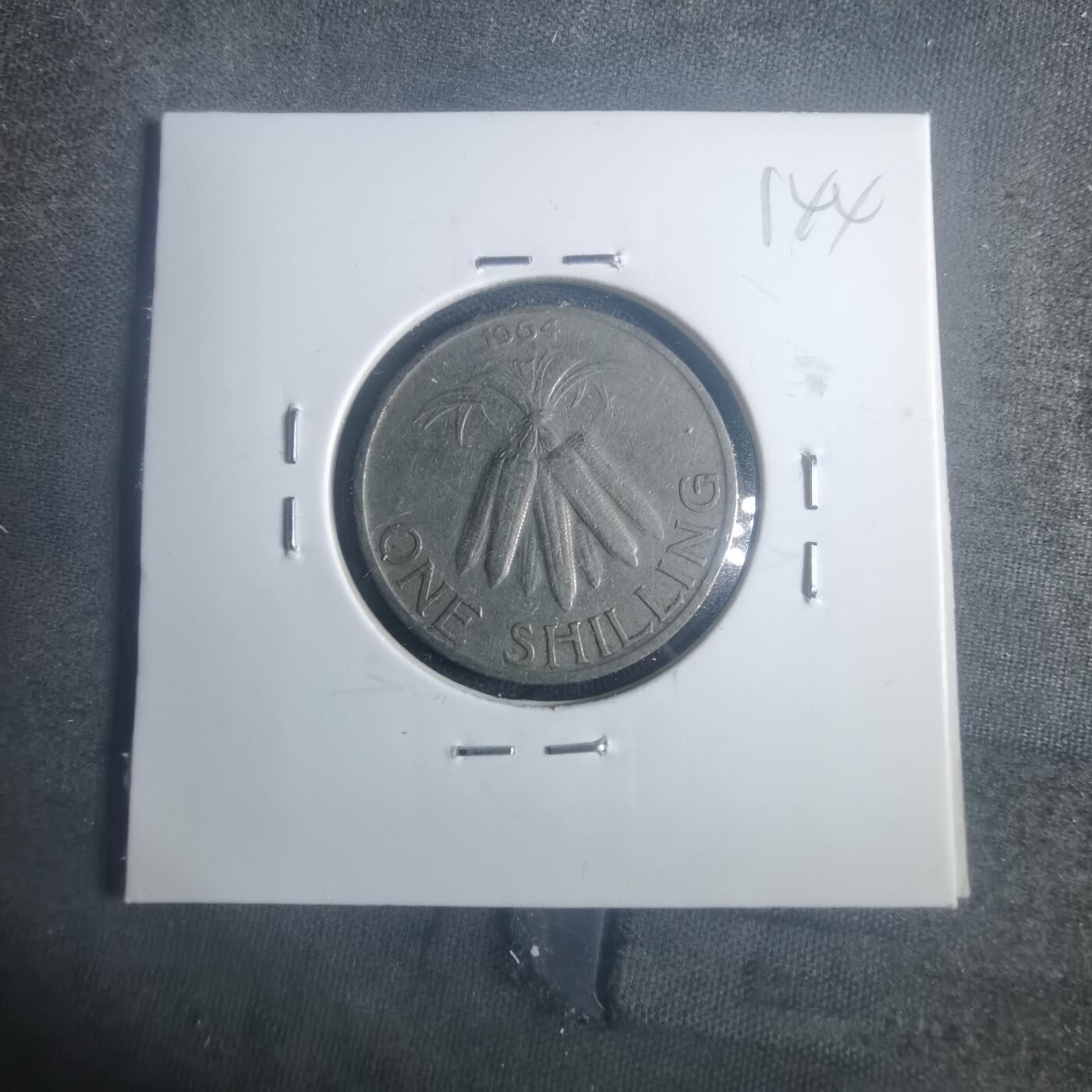 沼泽如烟--第900场 马拉维1964年1先令