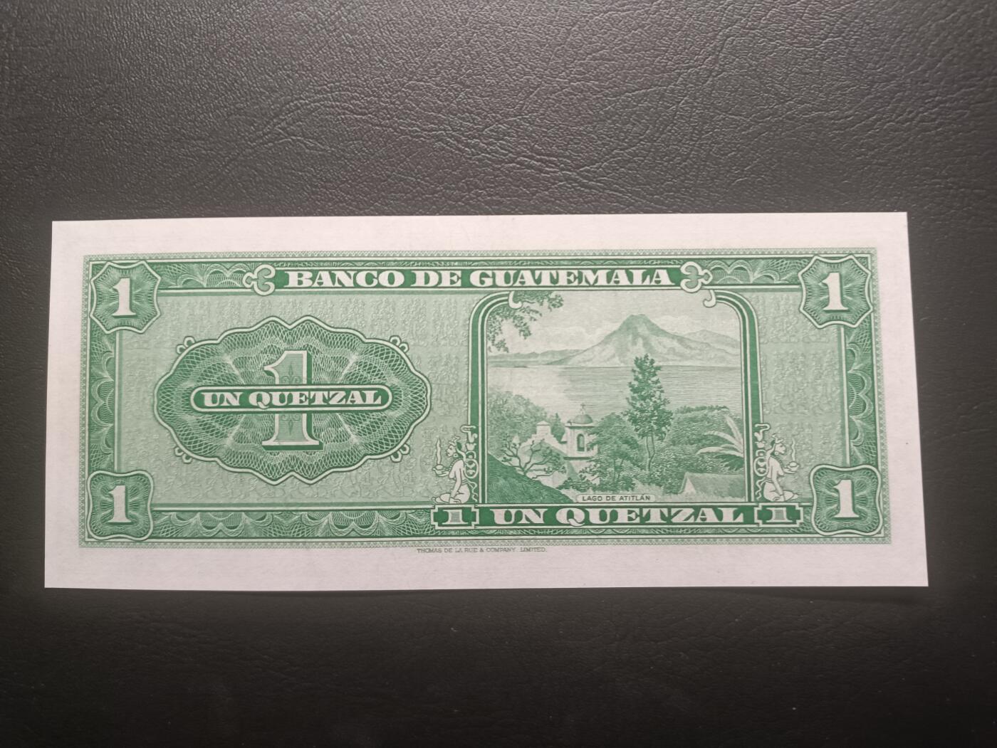 2025十一月第四期，总202期 危地马拉1968年1格查尔AUNC，国会大楼和阿提拉湖，早期年份