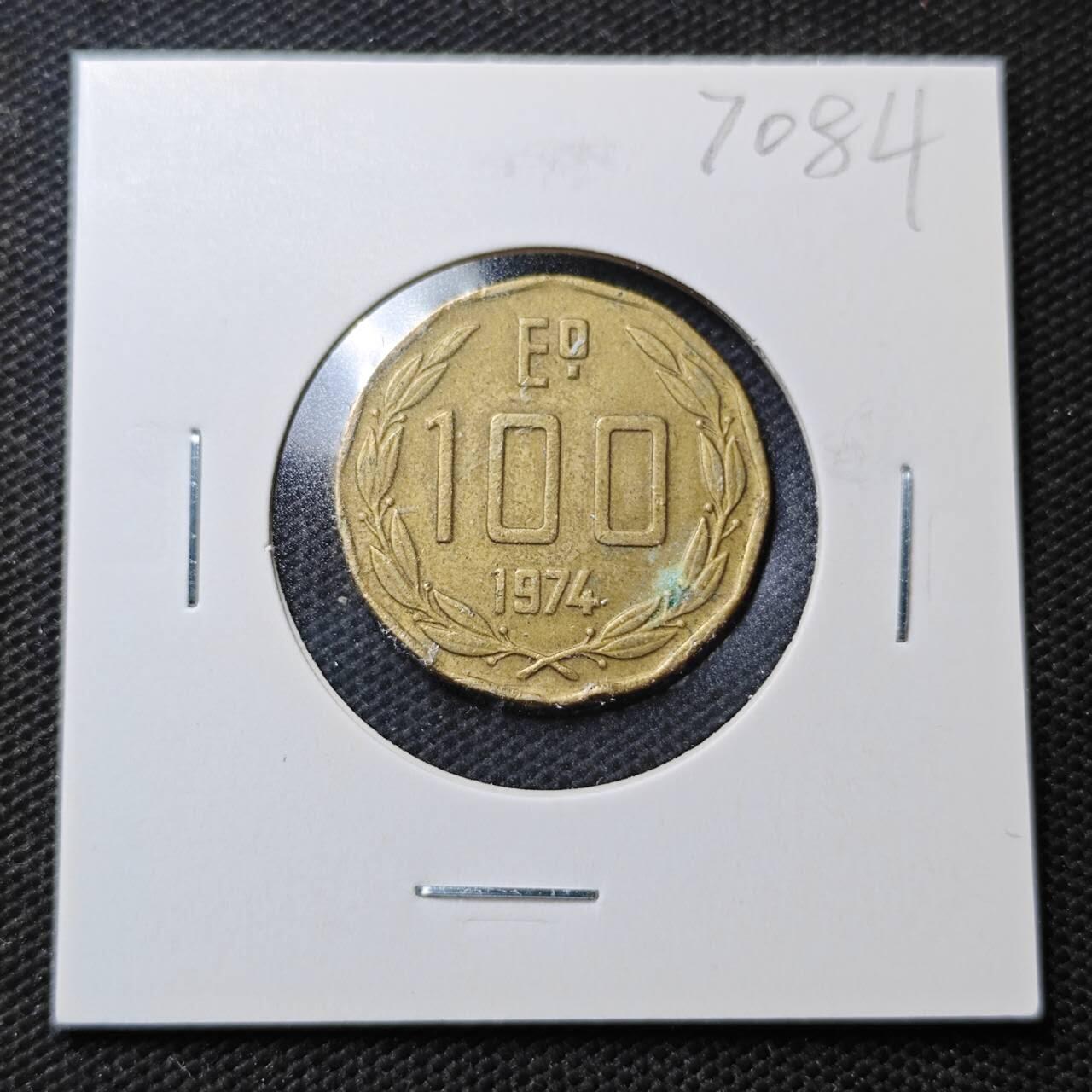 KK钱币收藏小铺  第370场  2月预留时间 周末发货  智利100比索