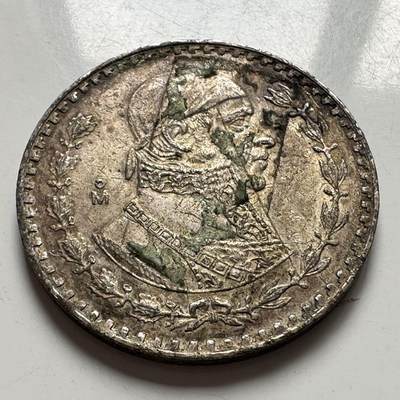 🌹外币初藏🌹🐯2025年第127场  每周二四六晚8️⃣点 接代拍 - 墨西哥1961年一比索低银大银币