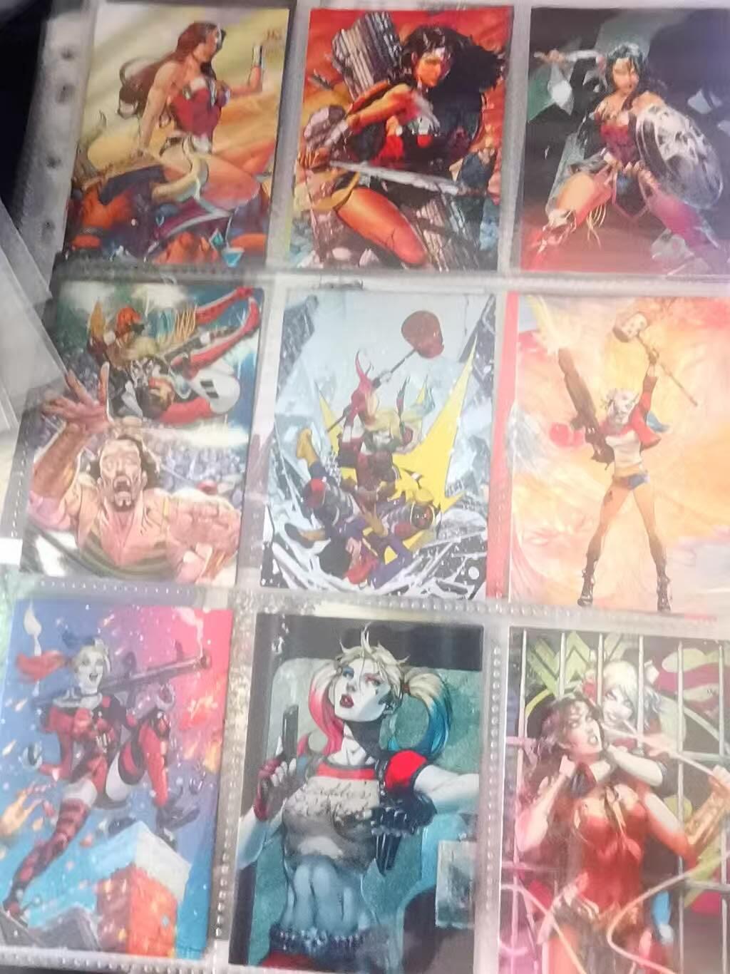 龙虎卡牌第六三场 （无佣金，周六结拍，欢迎送拍） 半粗套卡302张全 大圣卡通  美漫（dc部分）  大全套（稀缺老卡）