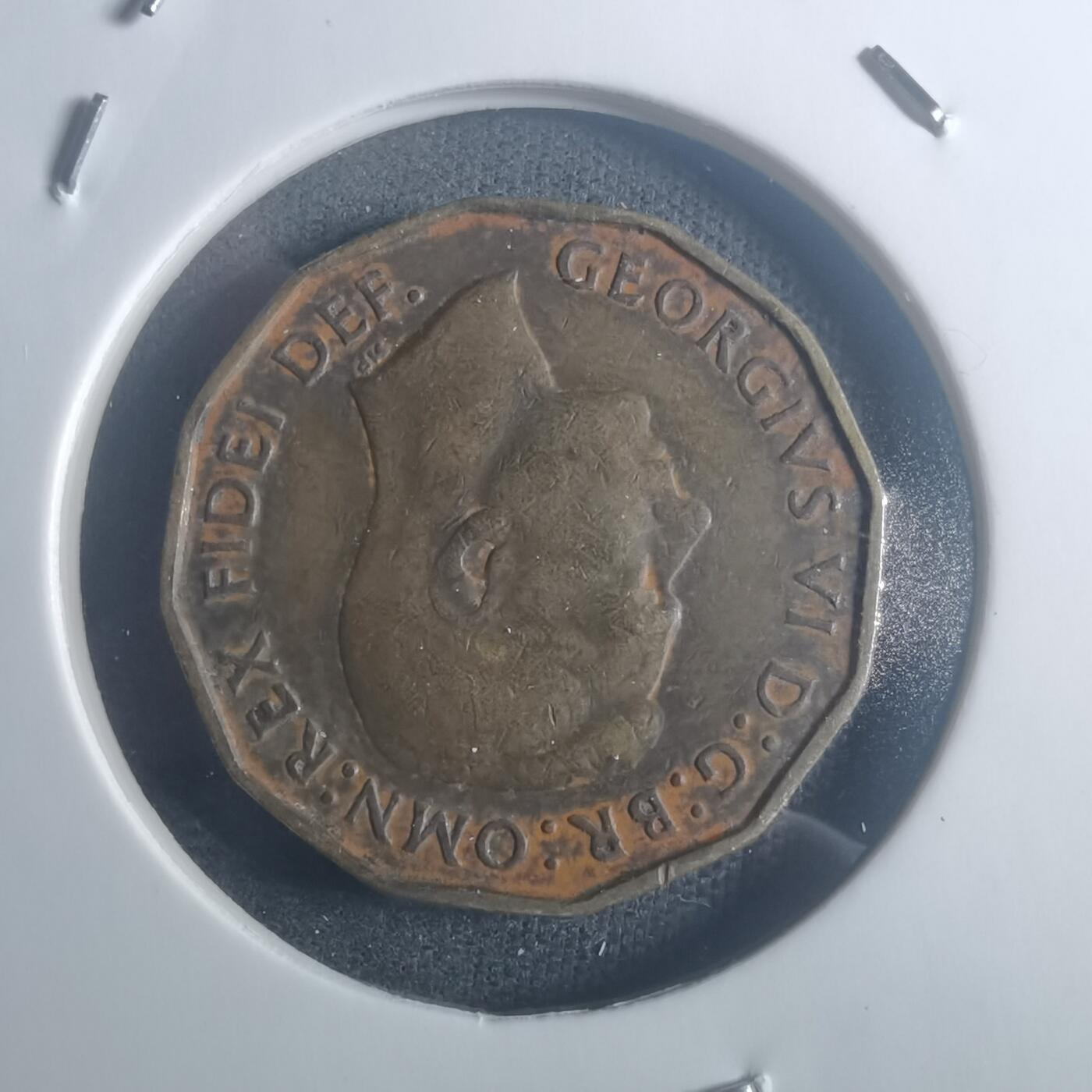 沼泽如烟--第900场 英国1950年3便士