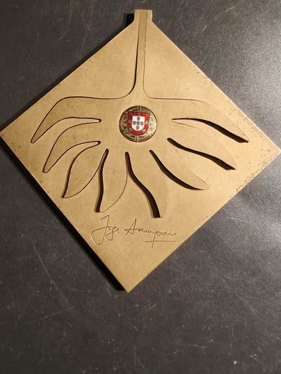 老王徽章第163期 13-15日三场连拍 16日统一发货  13、14日结束后可寄存 -  葡萄牙1998年博览会异形铜章    直径78mm.   重量158.9g