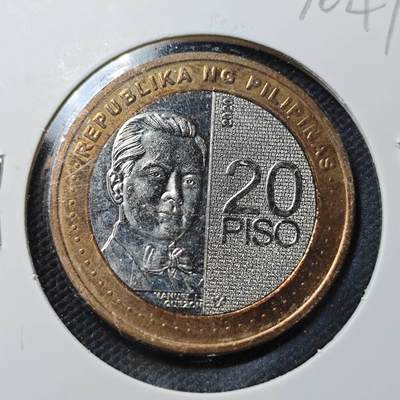 KK钱币收藏小铺  第370场  2月预留时间 周末发货 -  菲律宾20比索双色币