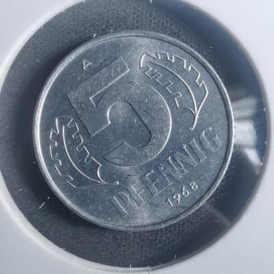 沼泽如烟--第900场 - 东德1968年5芬尼