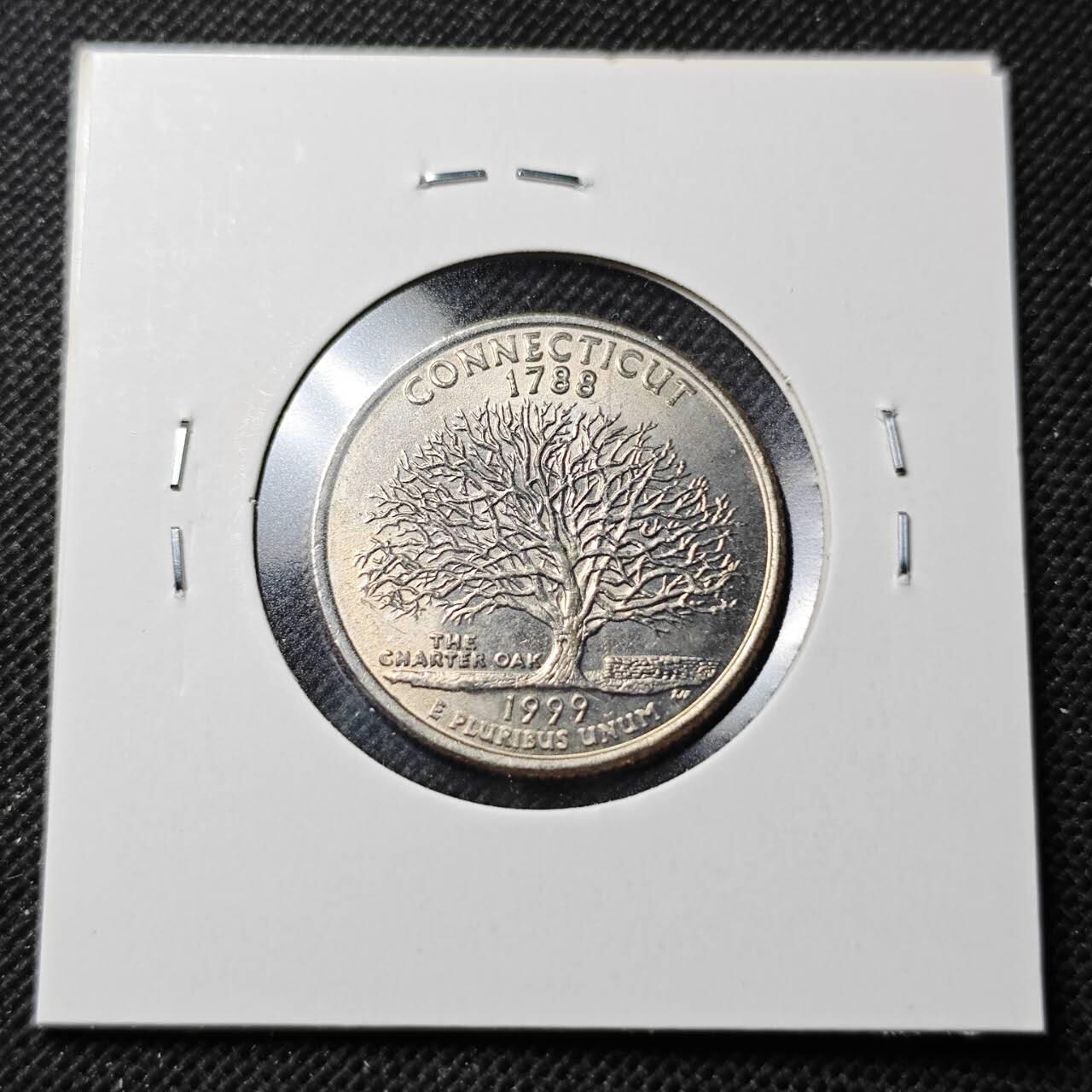 KK钱币收藏小铺  第370场  2月预留时间 周末发货  美国25分纪念币