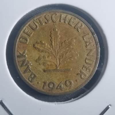 沼泽如烟--第903场 - 德国1949年10芬尼银行版