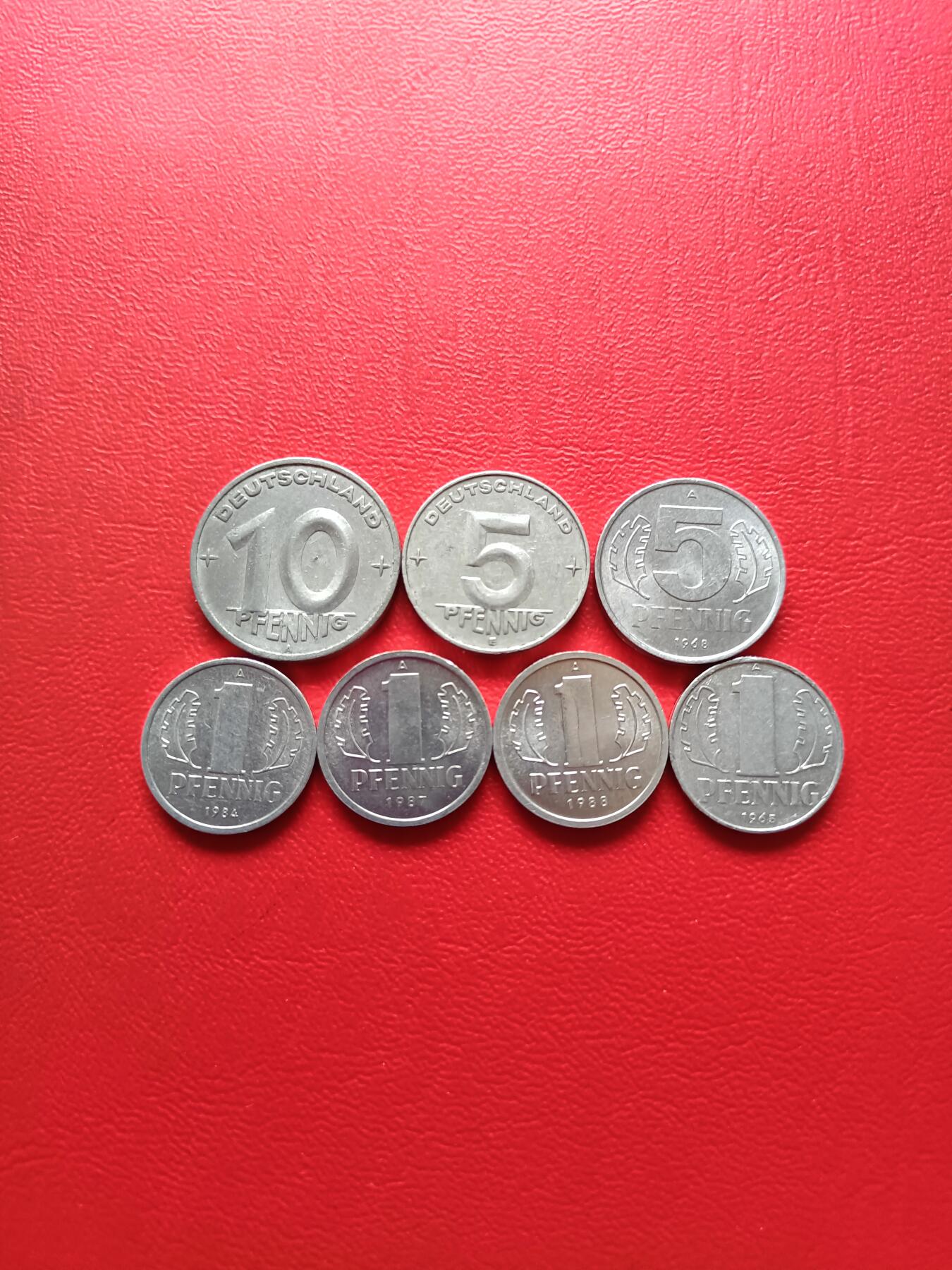 【云涧收藏】第七十九场 民主德国（东德）7枚