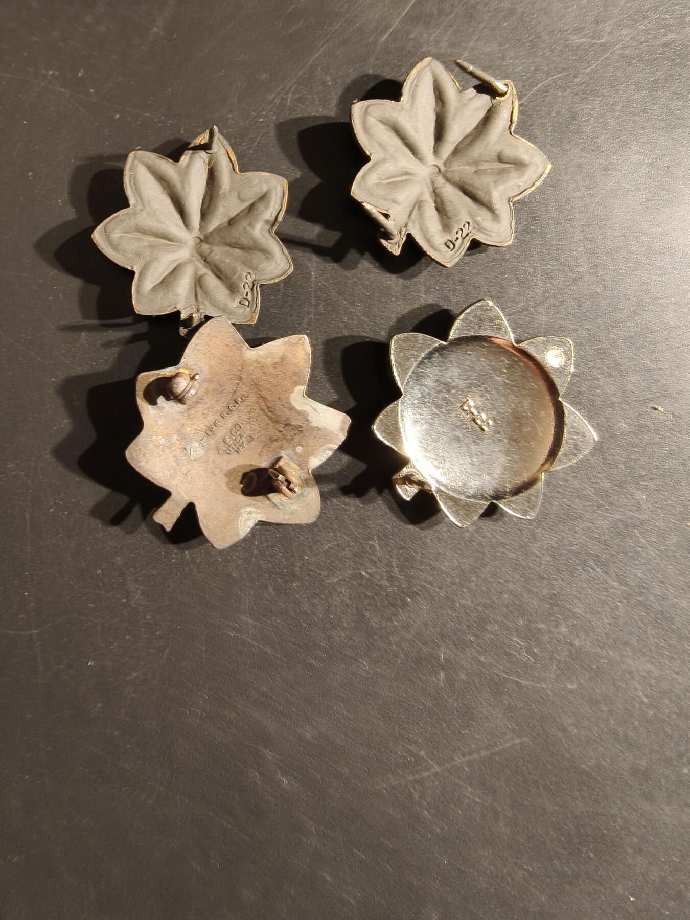 老王徽章第163期 13-15日三场连拍 16日统一发货  13、14日结束后可寄存 美国中校军衔符号4枚一组 