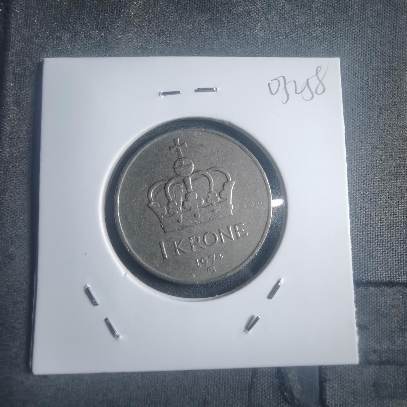 沼泽如烟--第903场 挪威1974年1克朗