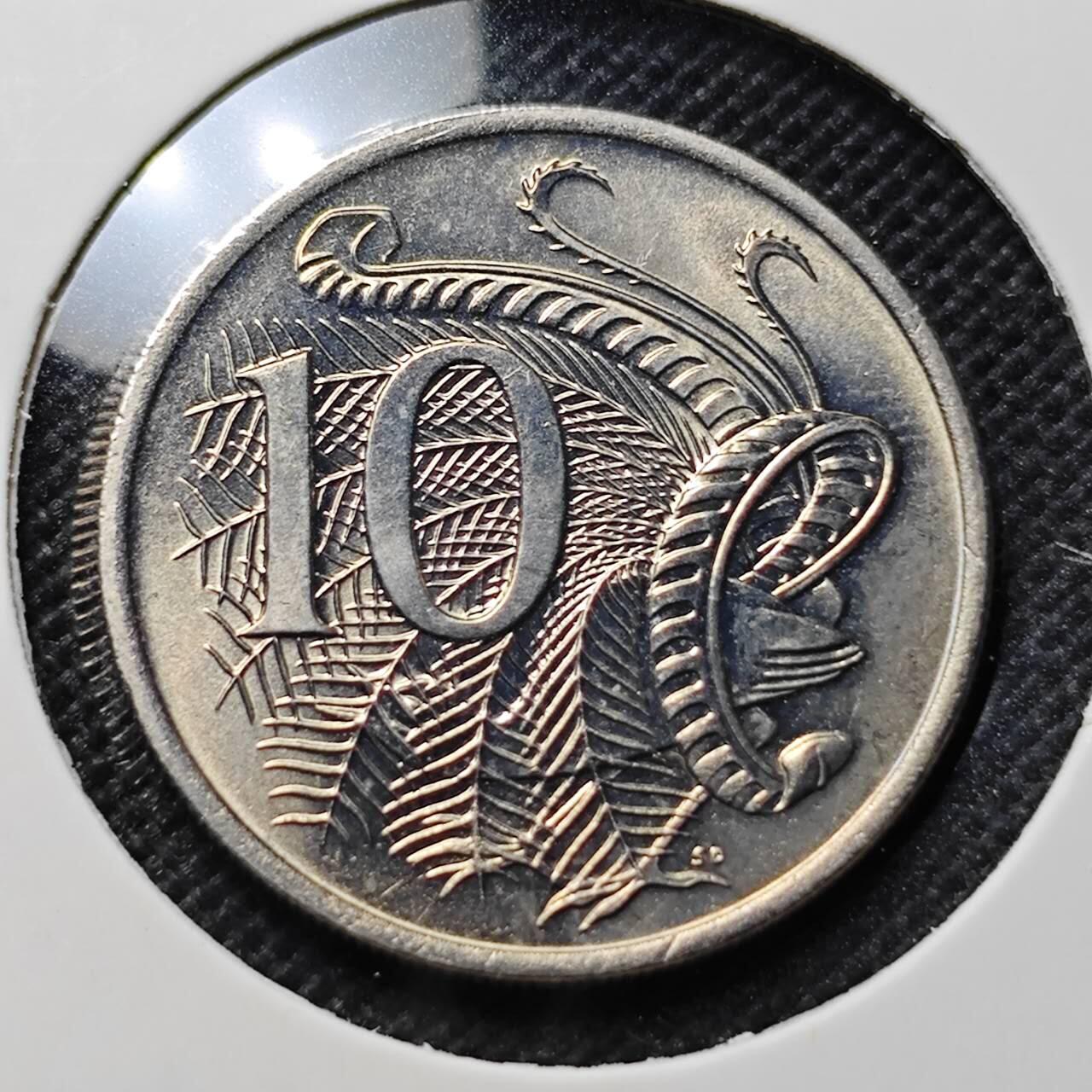 KK钱币收藏小铺  第370场  2月预留时间 周末发货  1980澳大利亚10分 好品