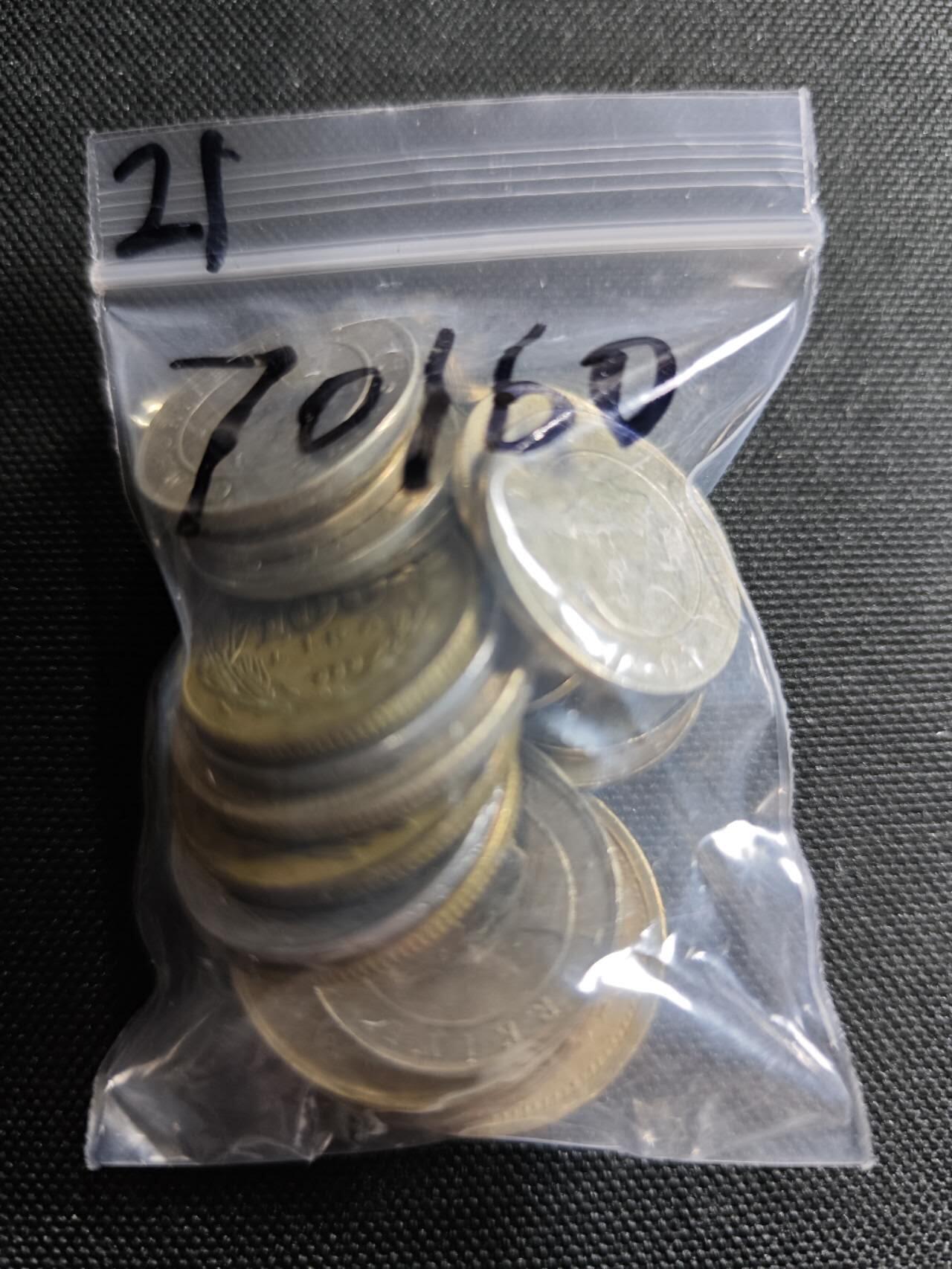 KK钱币收藏小铺  第370场  2月预留时间 周末发货  土耳其散币一组21枚