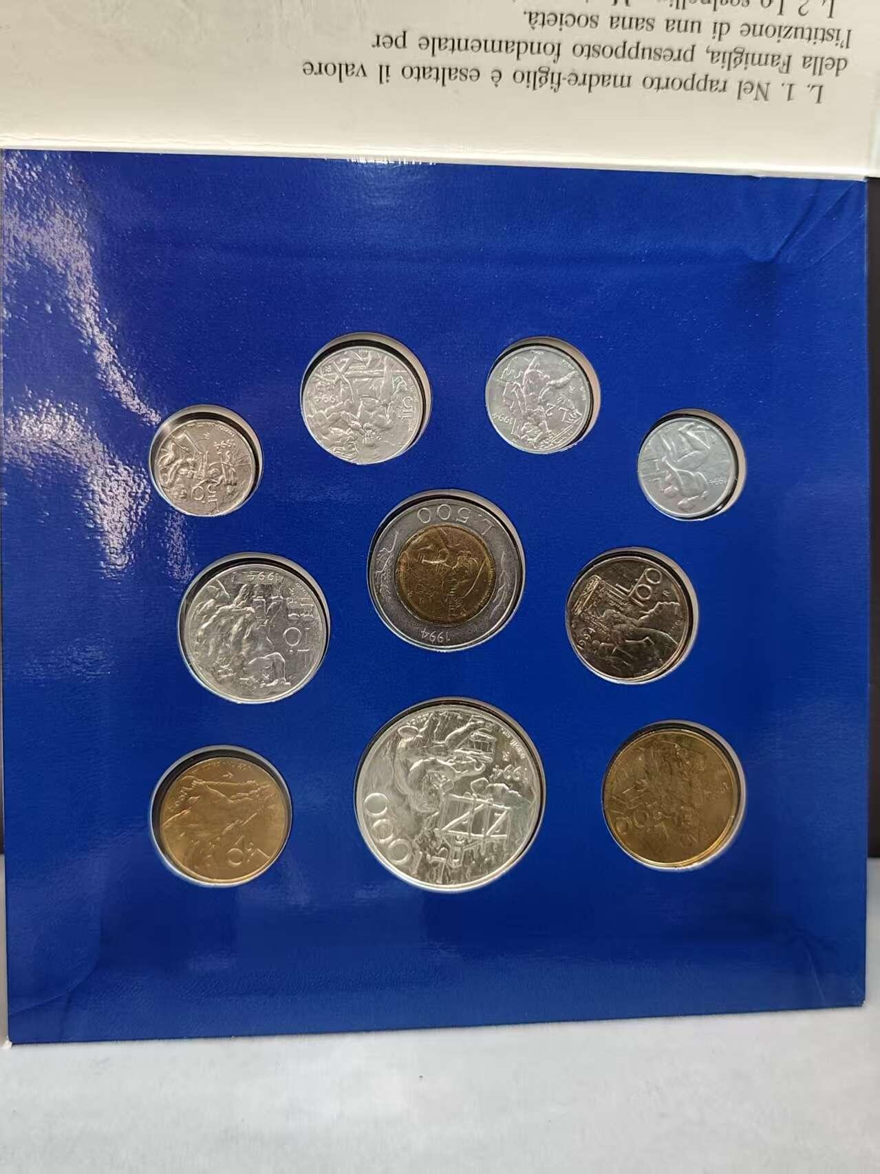 G&W世界散币，银币处理专场（第36场） 圣马力诺1994年10枚套  1银