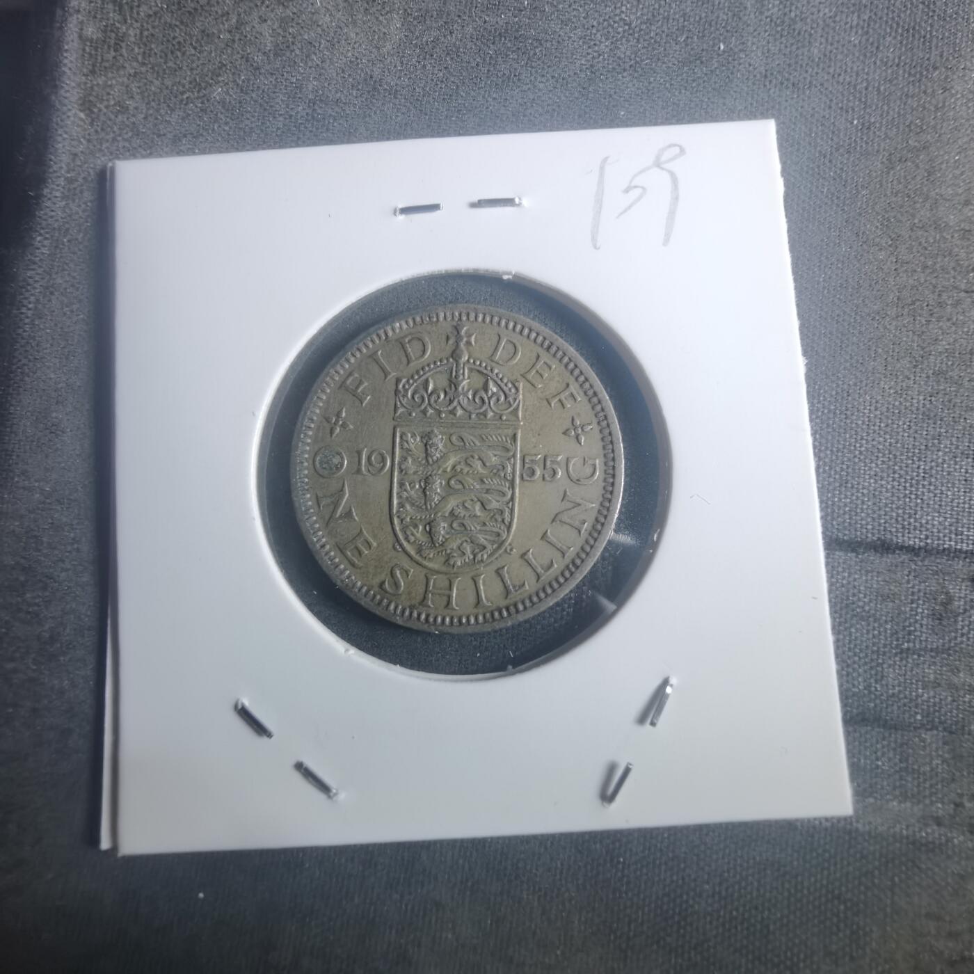 沼泽如烟--第900场 英国1955年1先令