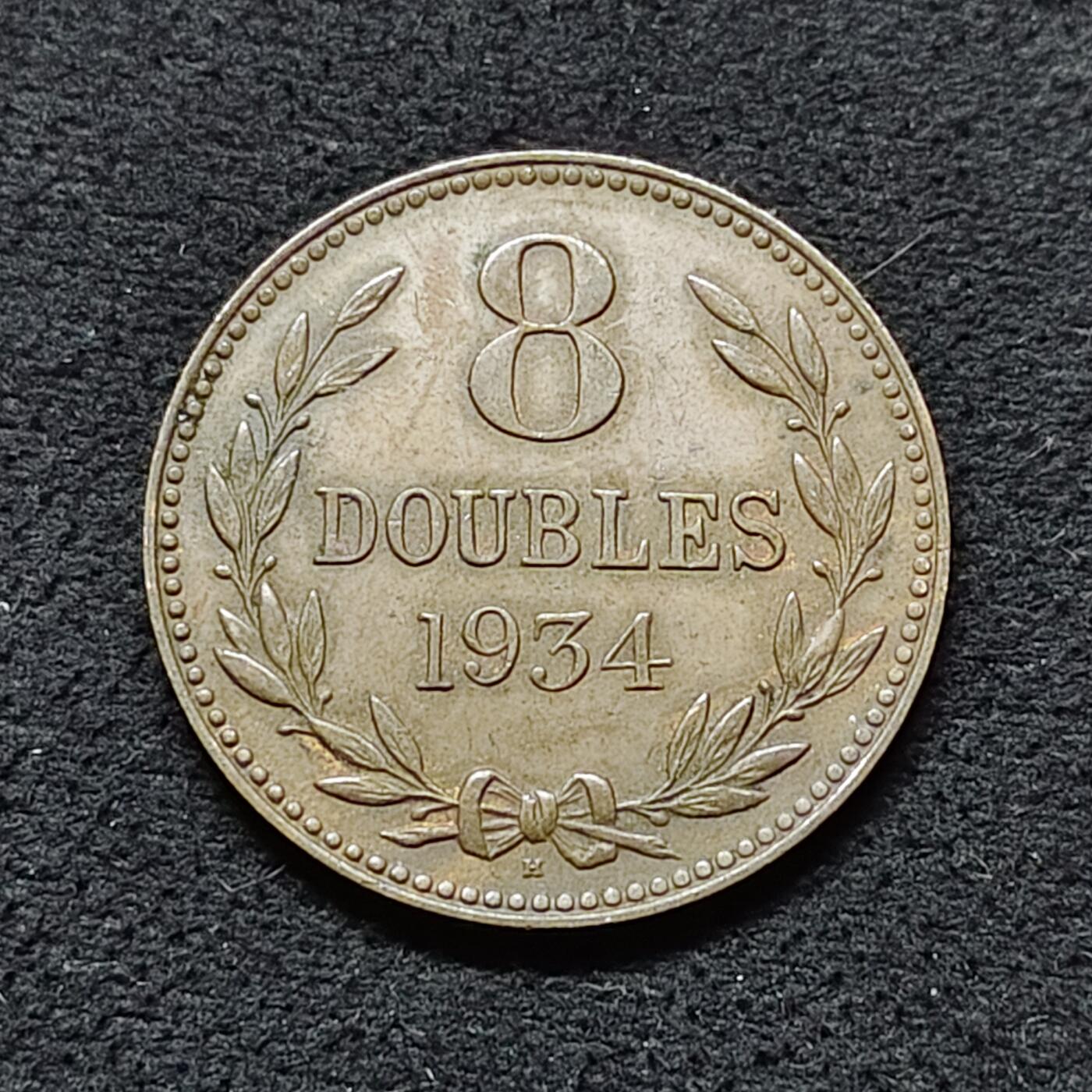 【全场包邮】纯粹捡漏拍476场（免费代拍第13场）调整中 根西1934年8道布大铜币