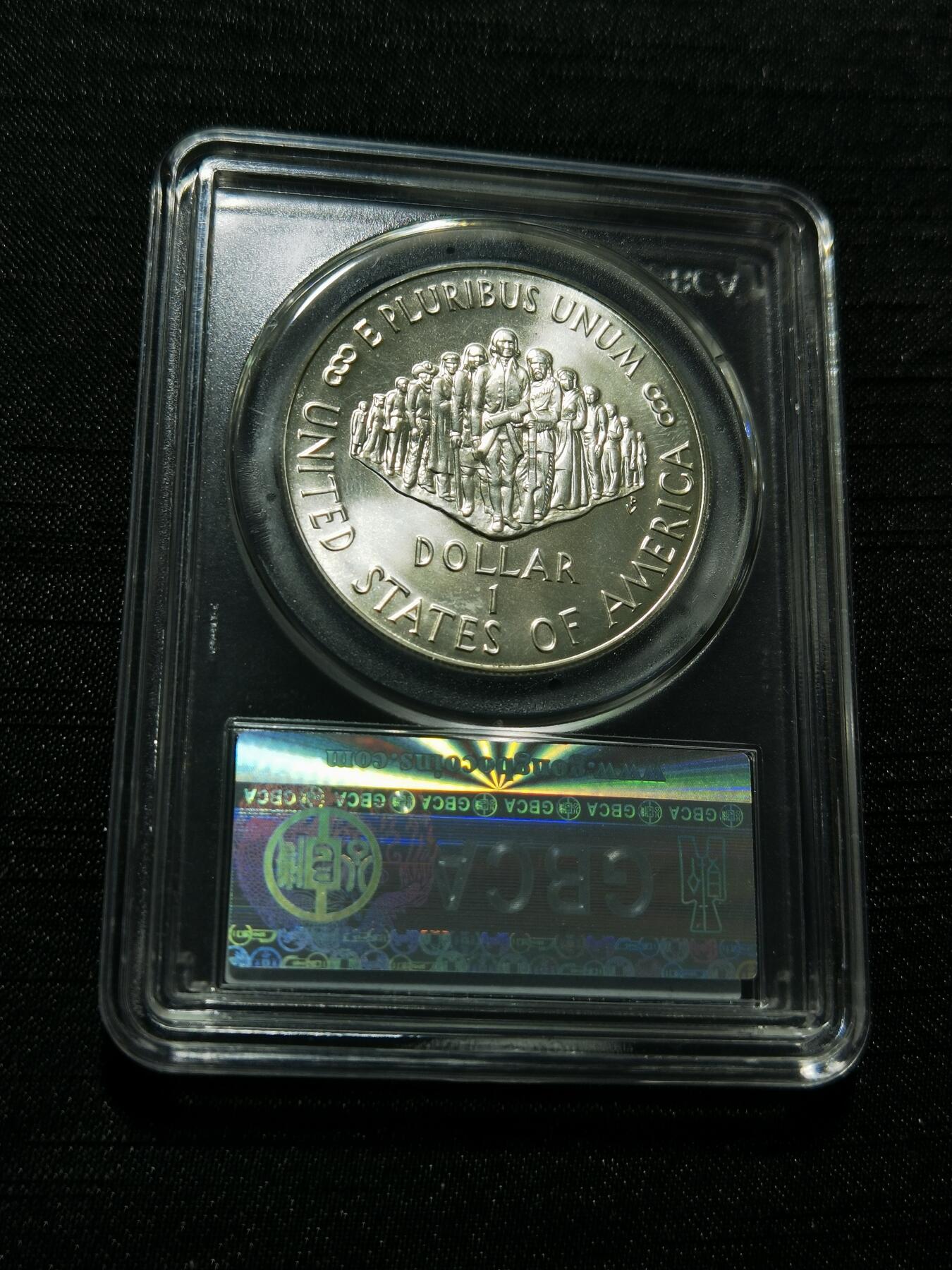 天下钱庄专场欢迎参拍 美国宪法200周年一美元银币