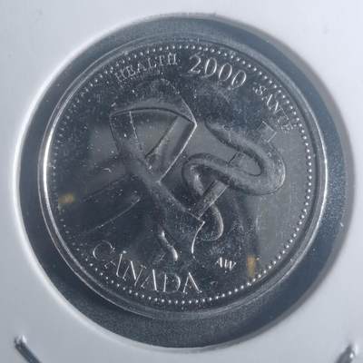沼泽如烟--第900场 - 加拿大2000年25分纪念币