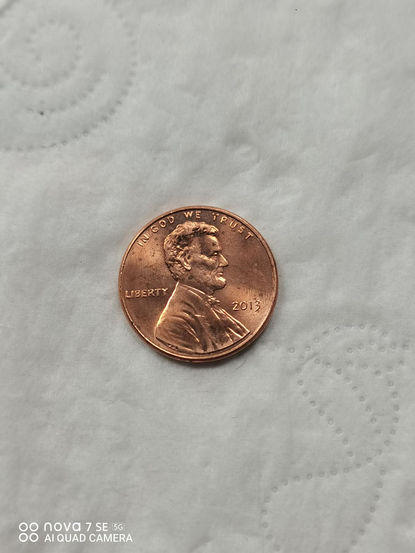 美国钱币 2013年美国一分