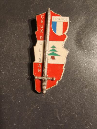 老王徽章第163期 13-15日三场连拍 16日统一发货  13、14日结束后可寄存 - 法国黎巴嫩维和军官晋升证章 