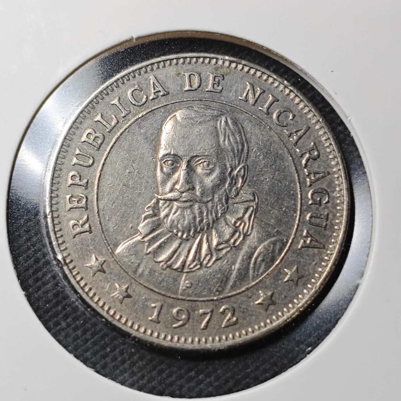 KK钱币收藏小铺  第370场  2月预留时间 周末发货  1972尼加拉瓜1瓜拉尼