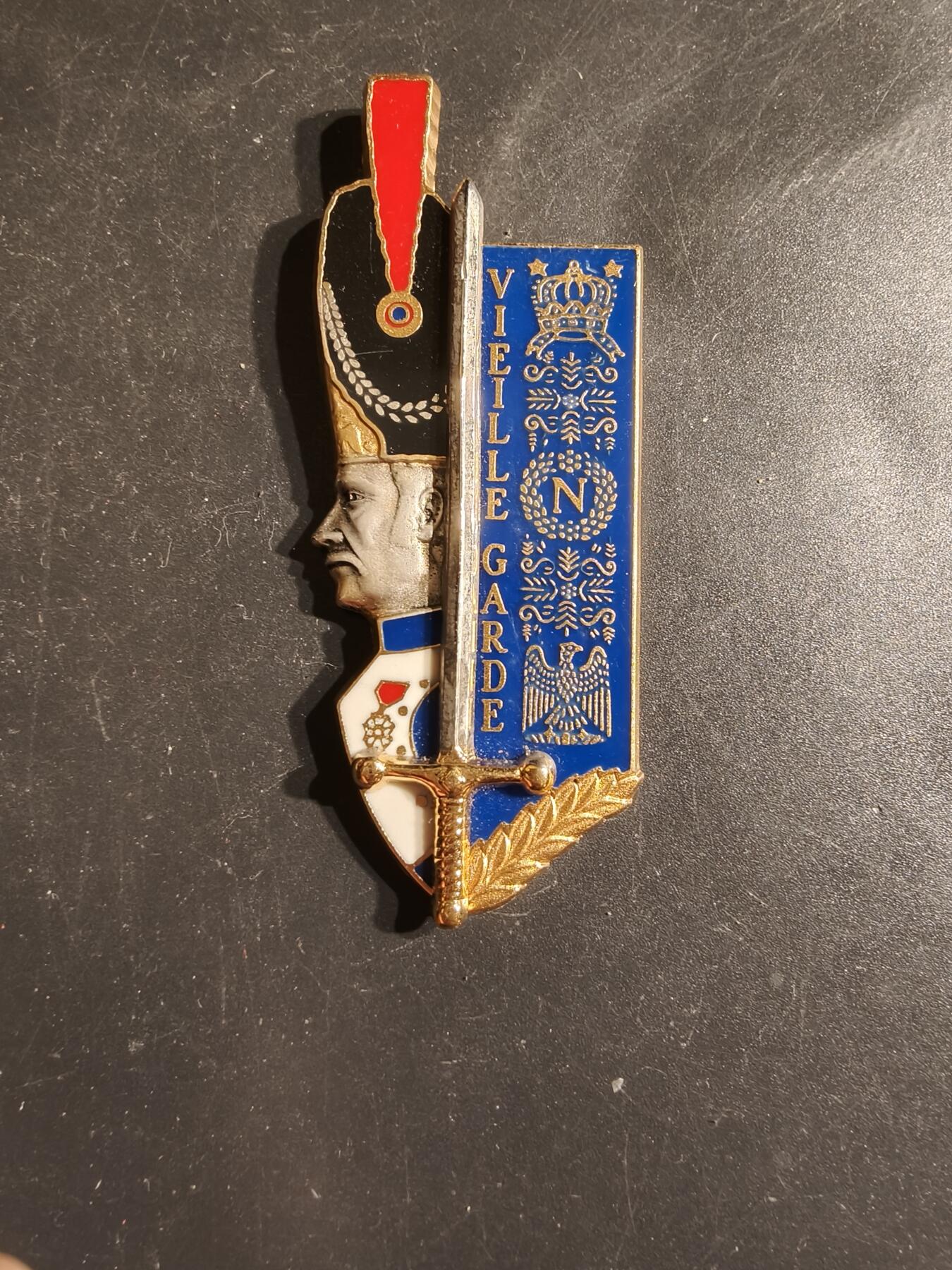 老王徽章第163期 13-15日三场连拍 16日统一发货  13、14日结束后可寄存  法国圣西尔军事专科学校第四营晋升证章