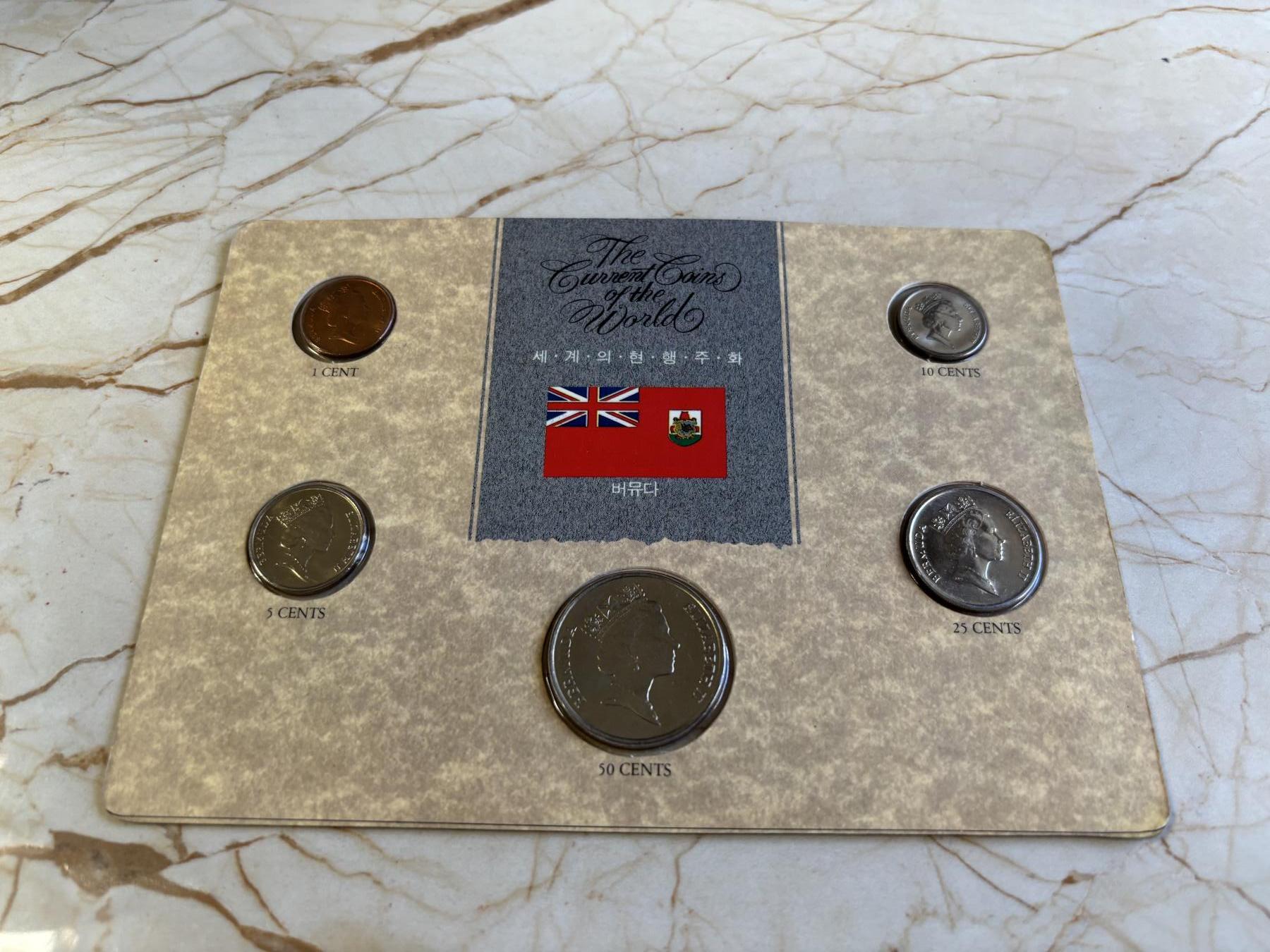 第181期拍卖 卡装百慕大1988年5枚纪念币