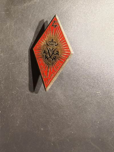 老王徽章第163期 13-15日三场连拍 16日统一发货  13、14日结束后可寄存 - 法国第4胸甲骑兵团证章 