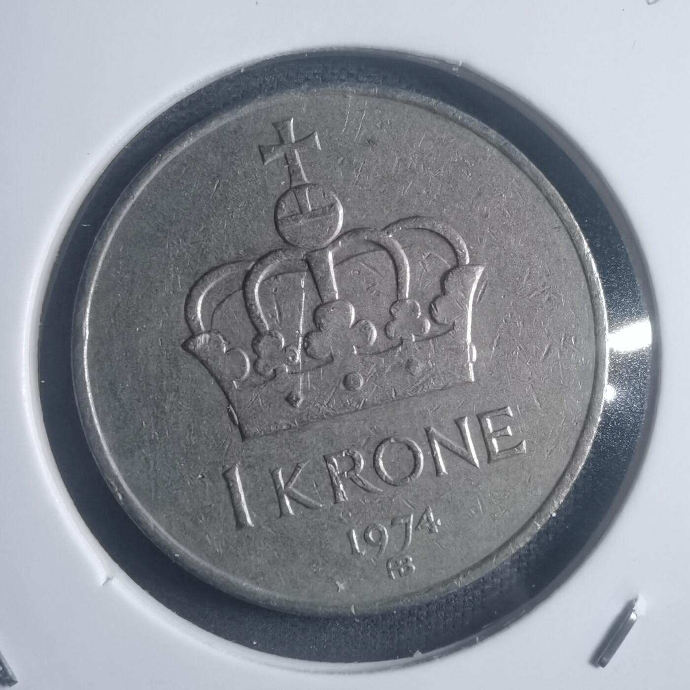 沼泽如烟--第903场 挪威1974年1克朗