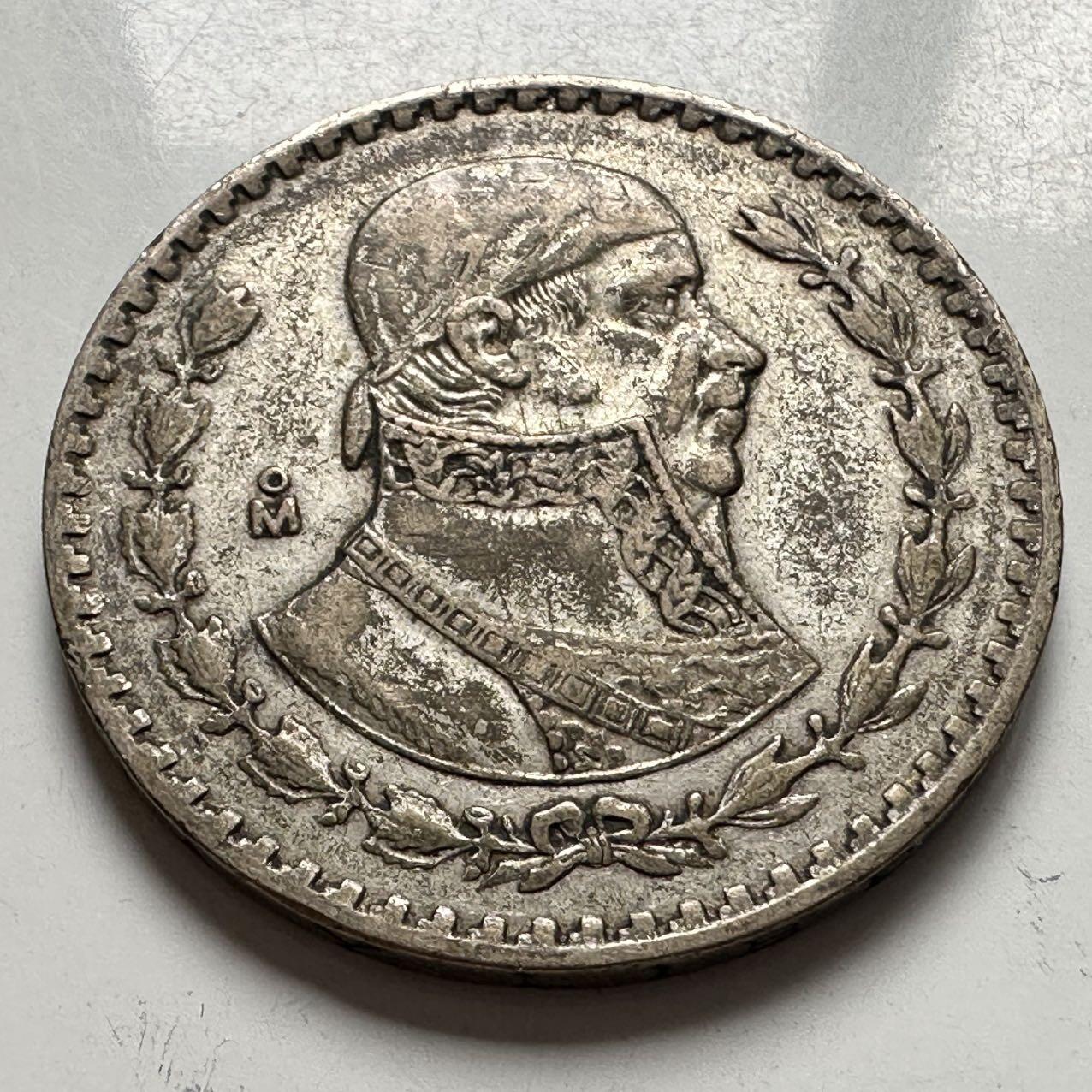 🌹外币初藏🌹🐯2025年第127场  每周二四六晚8️⃣点 接代拍 墨西哥1962年一比索低银大银币