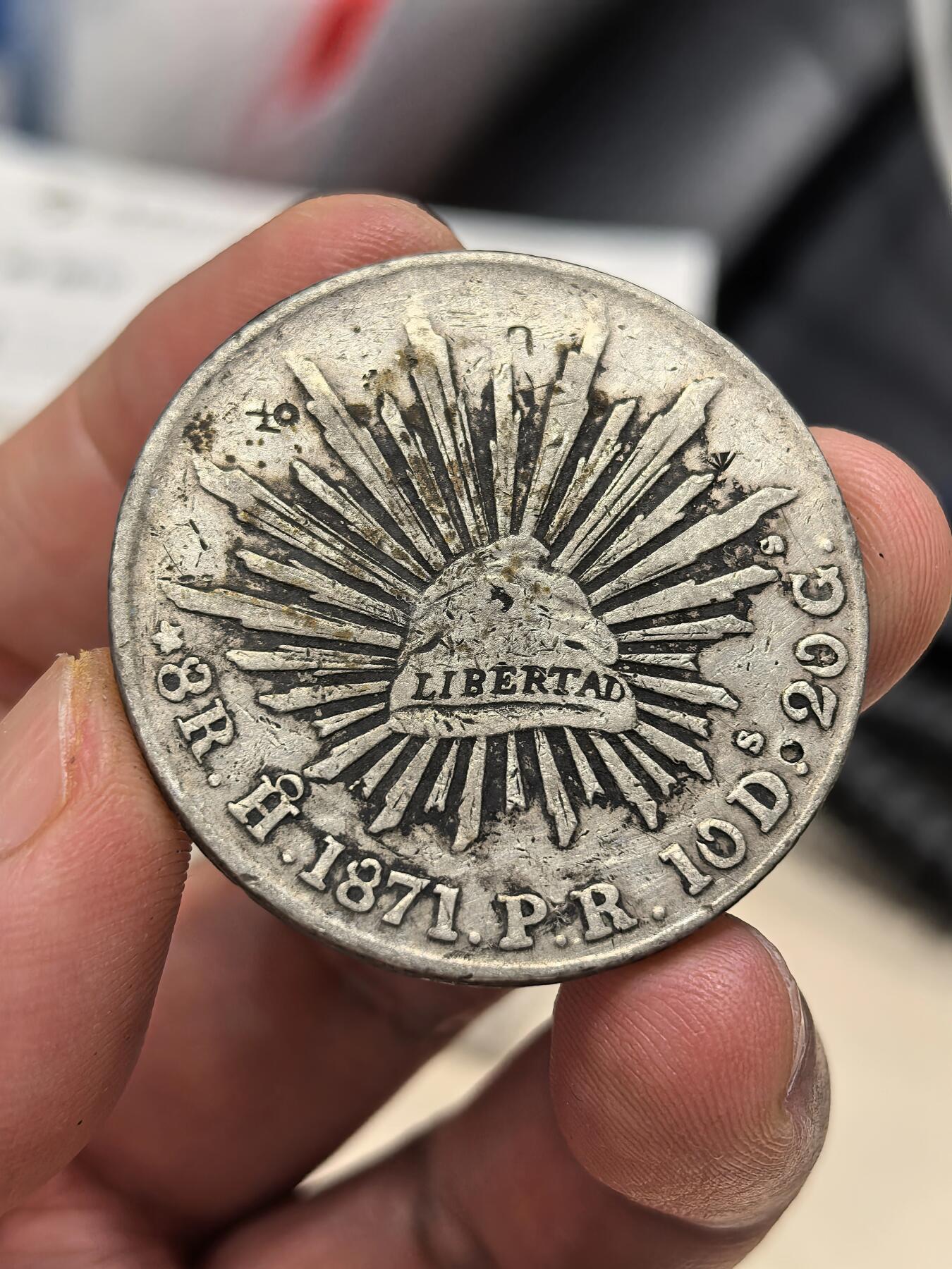 博洋堂世界钱币拍卖第146期（全场包邮） 墨西哥1871HO PR版花边鹰洋 少见年份版别