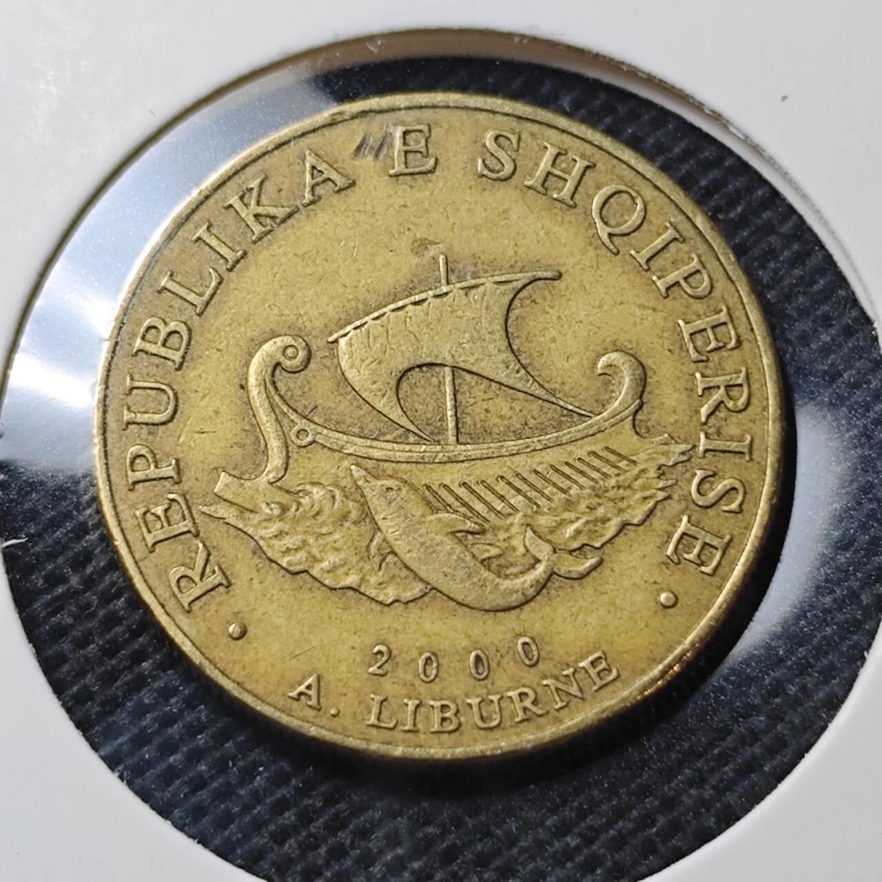 KK钱币收藏小铺  第370场  2月预留时间 周末发货  阿尔巴尼亚20列克