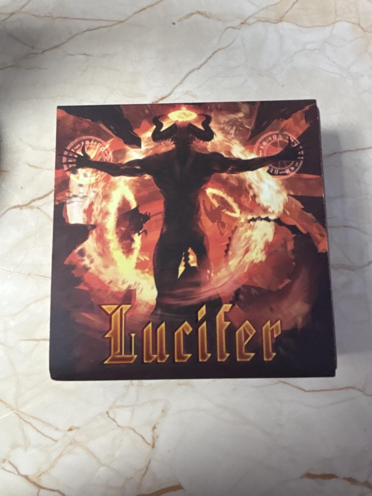 第181期拍卖 纽埃2021年天使与魔鬼系列路西法2盎司纪念银币NGC-MS70原盒证书，999银，发行500枚